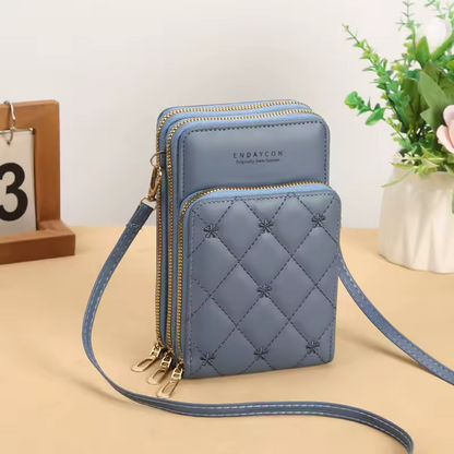 Crossbody™ Morral Porta Celular con 3 compartimientos